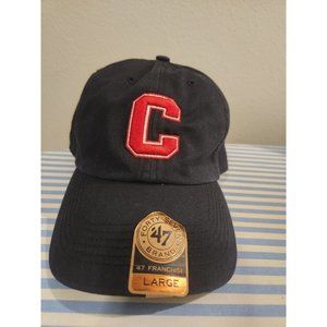 Cornell University Hat Black and Red Size Large